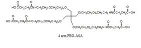 四臂-PEG-丁二酸单酰胺酯 4arm-PEG-ASA 四臂-PEG-丁二酸单酰胺酯 4arm-PEG-ASA