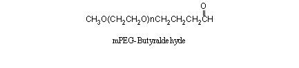 甲氧基聚乙二醇丁醛<font color='red'> mPEG</font>-Butyraldehyde (MPEG-bALD)