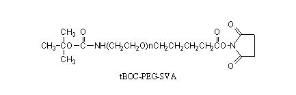 tBOC-氨基-PEG-戊酸琥珀酰亚胺酯 tBOC-NH-PEG-SVA