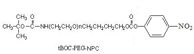 tBOC-氨基-PEG-对硝基<font color='red'>苯</font>基碳酸酯 tBOC-NH-PEG-Nitrophenyl Carbonate