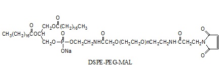 二硬脂酰基磷脂酰乙醇胺-PEG-马来酰亚胺 DSPE-PEG-Maleimide