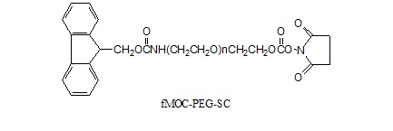 <font color='red'>FMOC-氨基-PEG-</font>碳酸琥珀酰亚胺酯 FMOC-NH-PEG-SC