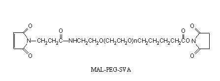<font color='red'>马来酰亚胺-PEG-戊酸</font>琥珀酰亚胺酯 Maleimide-PEG-SVA