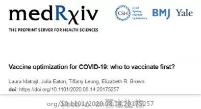 Science：老年人优先接种SARS-CoV-2疫苗更可能降低死亡率