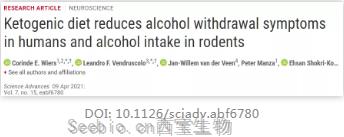 Science子刊：高脂肪、低碳水的<font color='red'>生酮饮食</font>可帮助戒酒，降低饮酒的“欲望”