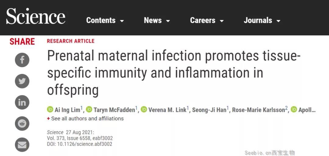 <font color='red'>孕妇</font>生病不要慌！Science提示：妈妈感染病原体能增强孩子免疫力！