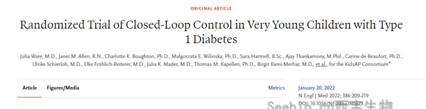 糖尿病治疗新突破！人工胰腺可显著改善儿童<font color='red'>血糖</font>水平