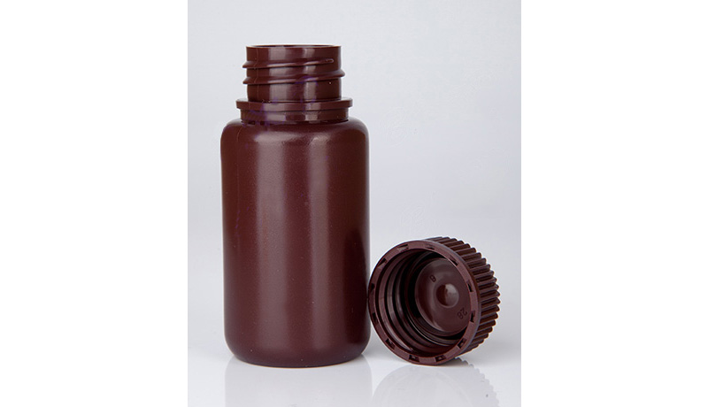 60ml广口塑料瓶，棕色，PP材质，非灭菌