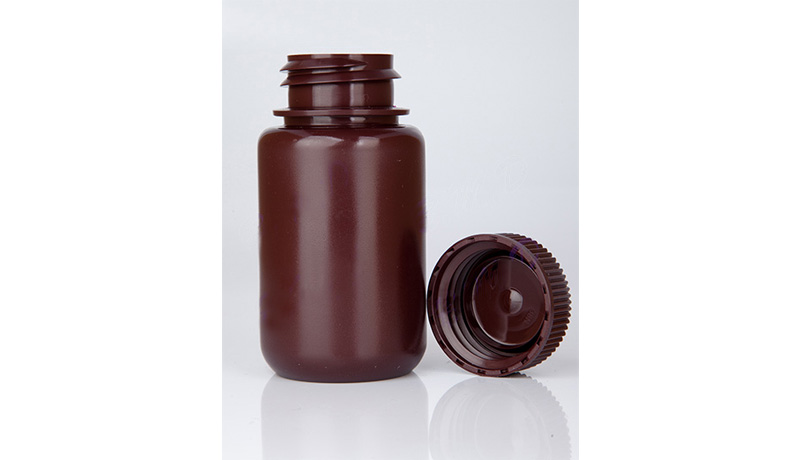 125ml广口塑料瓶，棕色，HDPE材质，非<font color='red'>灭菌</font>