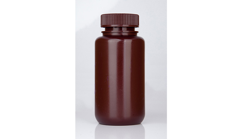 250ml广口塑料瓶，棕色，PP材质，灭菌