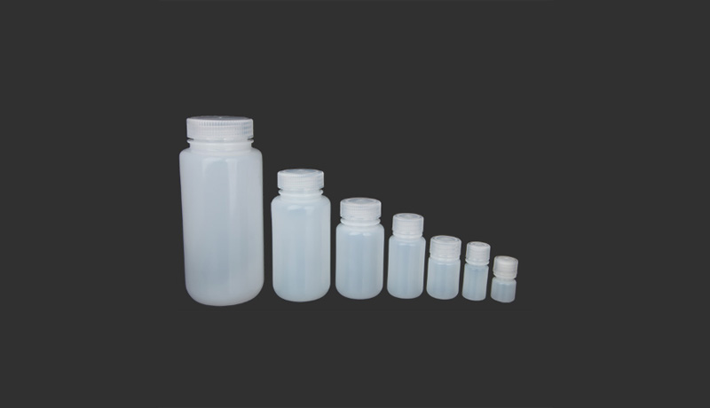 1000ml广口塑料瓶，本白色，HDPE材质，非灭菌