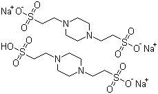 PIPES-1.5Na; <font color='red'>哌嗪-N</font>,N'-二 (2-乙磺酸)倍半钠盐