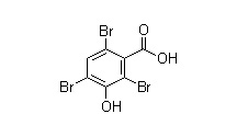 2,4,6-三溴-3-羟基苯甲酸|14348-40-4|TBHBA|3-Hydroxy-2,4,6-tribromobenzoic acid