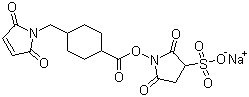 硫代琥珀酰亚胺基4-[N-马来酰亚胺甲基]<font color='red'>环己烷</font>-1-羧化物