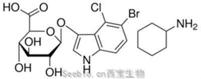 <font color='red'>5-溴-4-氯-3-吲哚</font>葡萄糖醛酸.环己胺盐